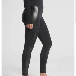 Athleta Delancey Shine Gleam Moto Tights M Tall